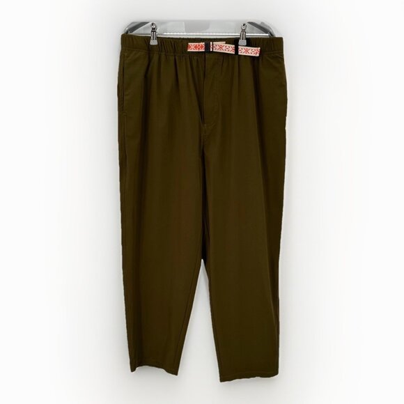 Stoic Women's Venture Jogger Sweatpants in Olive Night size L 27" Inseam Belted - Picture 1 of 11